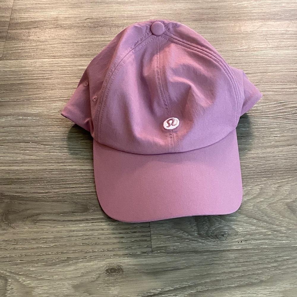 Lululemon Womens Baller Hat Soft Logo in Velvet Dust/Pink Peony